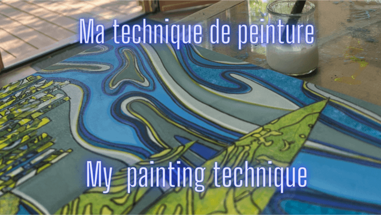 Lire la suite à propos de l’article La marqueterie de papier : Découvrez les secrets de ma technique unique de marouflage de papier peint à la main