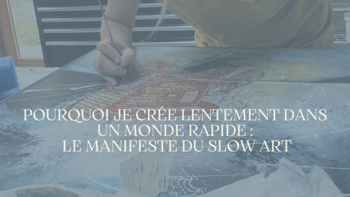 Lire la suite à propos de l’article Pourquoi je crée lentement dans un monde rapide :
