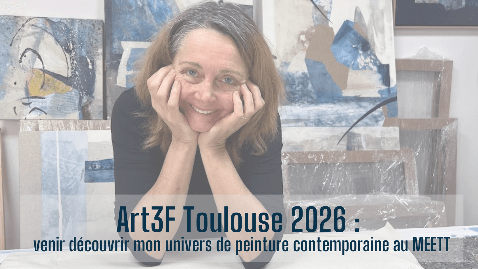 Lire la suite à propos de l’article Art3F Toulouse 2026 : venir découvrir mon univers de peinture contemporaine au MEETT