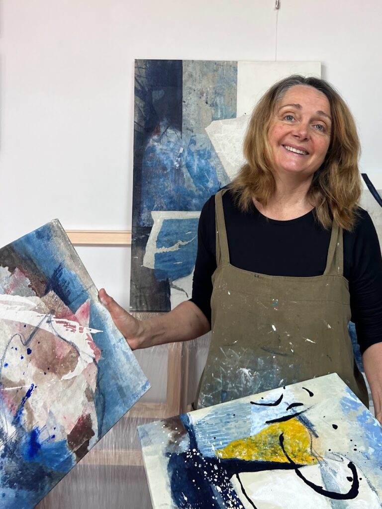 aline dans son atelier