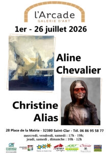 exposition Aline Chevalier Arcades dans le gers