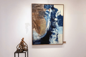 Art contemporain pigment naturel Aline Chevalier st Clar