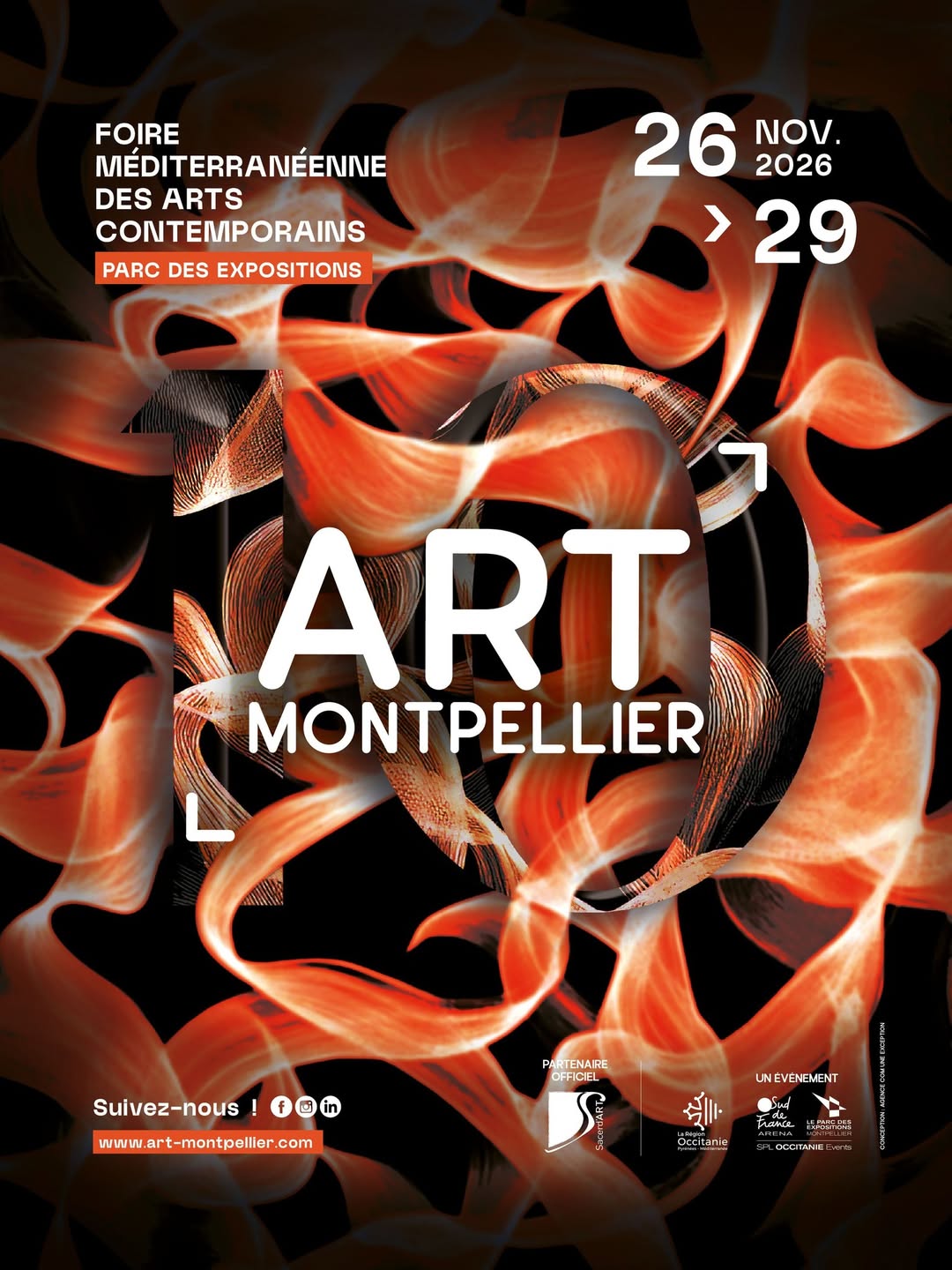 Affiche Art Montpellier, du 26 au 29 novembre 2026