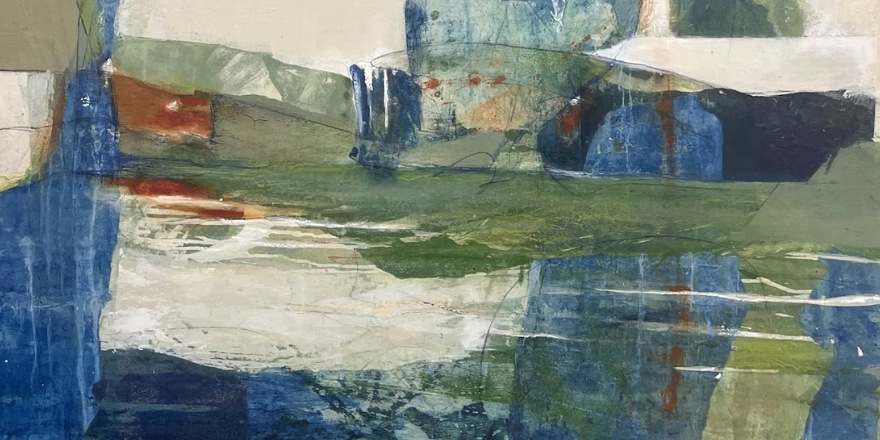 Recadrage d’Adret : passage horizontal vert, traces claires et superpositions bleues.