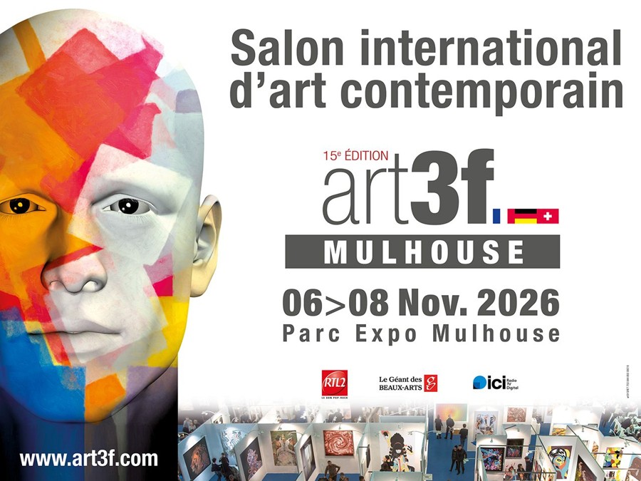 Affiche officielle Art3F Mulhouse, du 6 au 8 novembre 2026