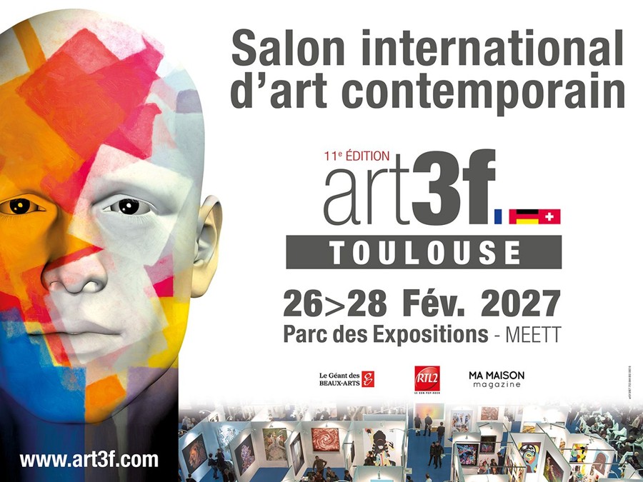 Affiche officielle Art3F Toulouse, du 26 au 28 février 2027