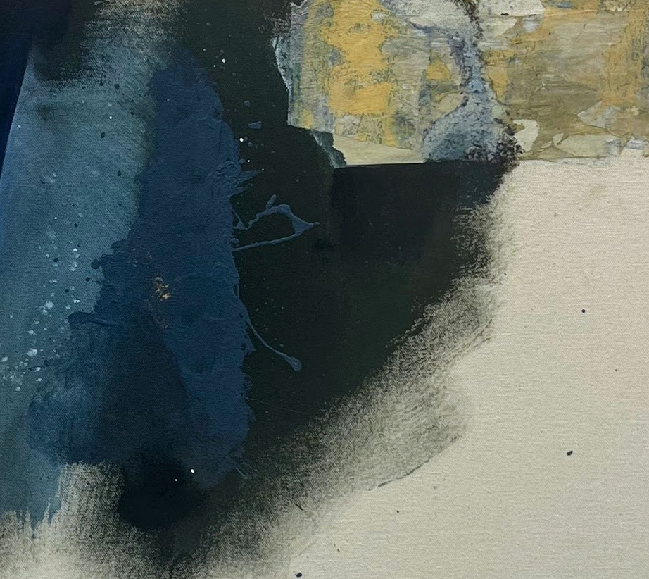 Détail 2 de Écho Bleu, recadrage de la photographie principale
