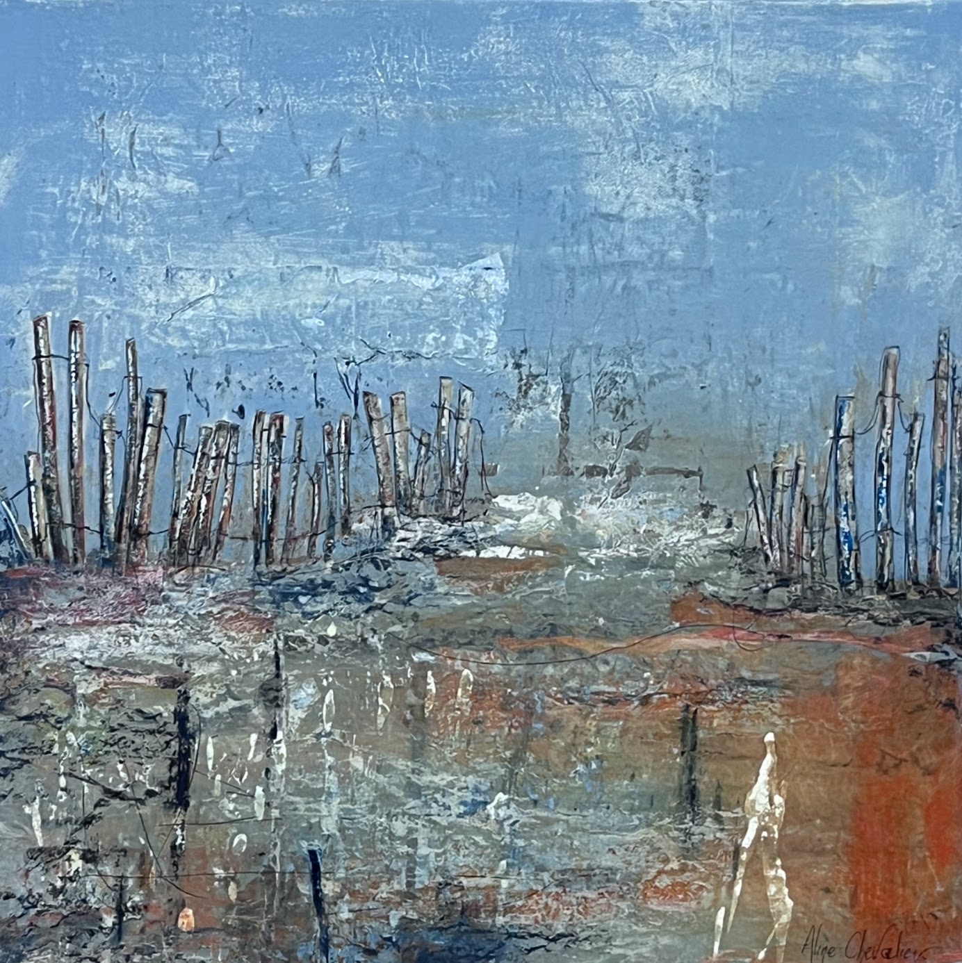 Patine, Ganivelles, 60 × 60 cm