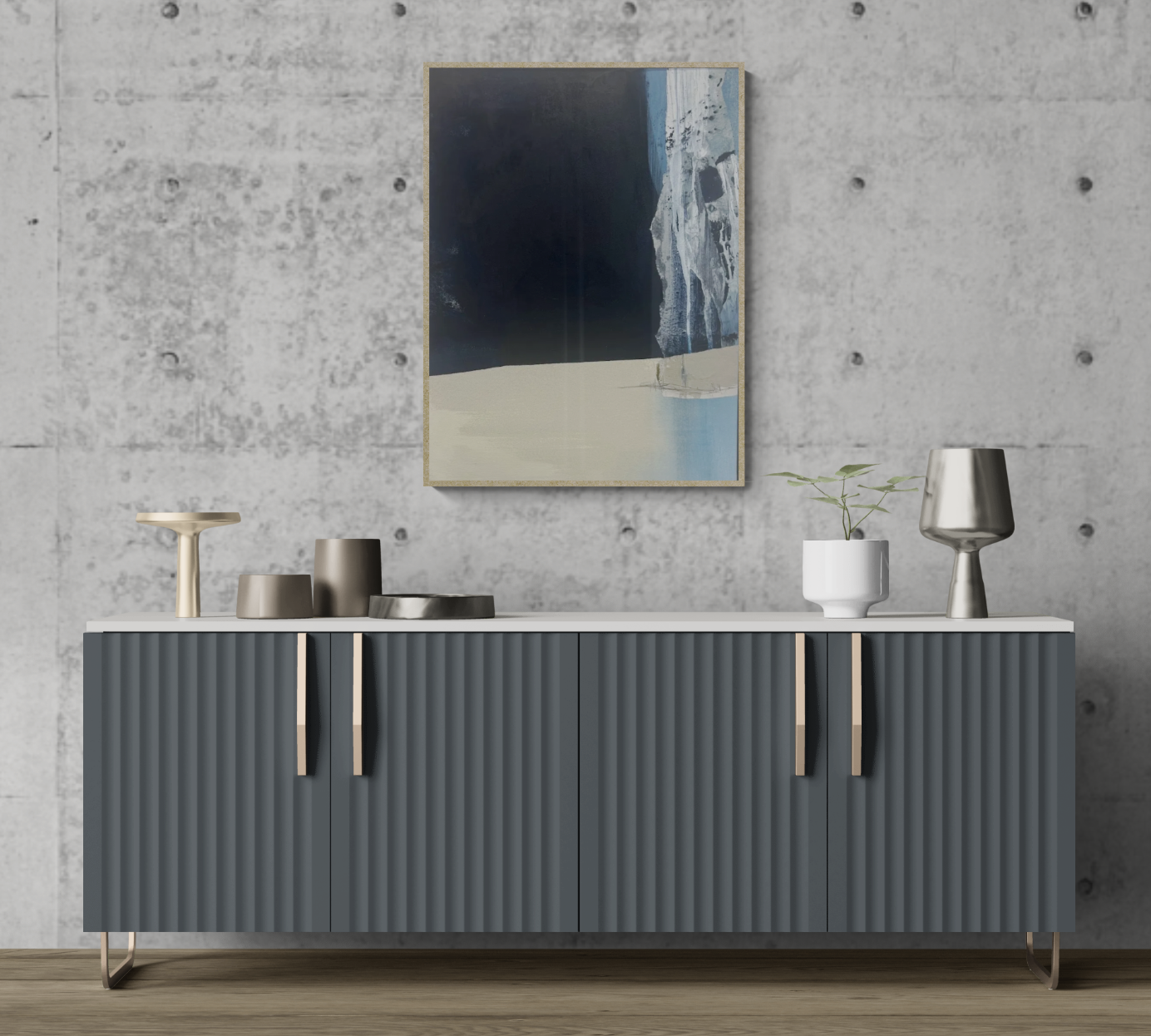 Mise en situation illustrative de Plongée verticale dans un intérieur