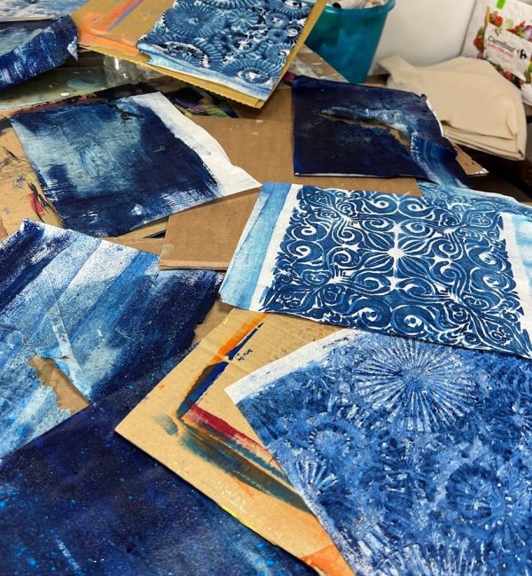 Papiers Ma technique artistique mixte : mes papiers précieux